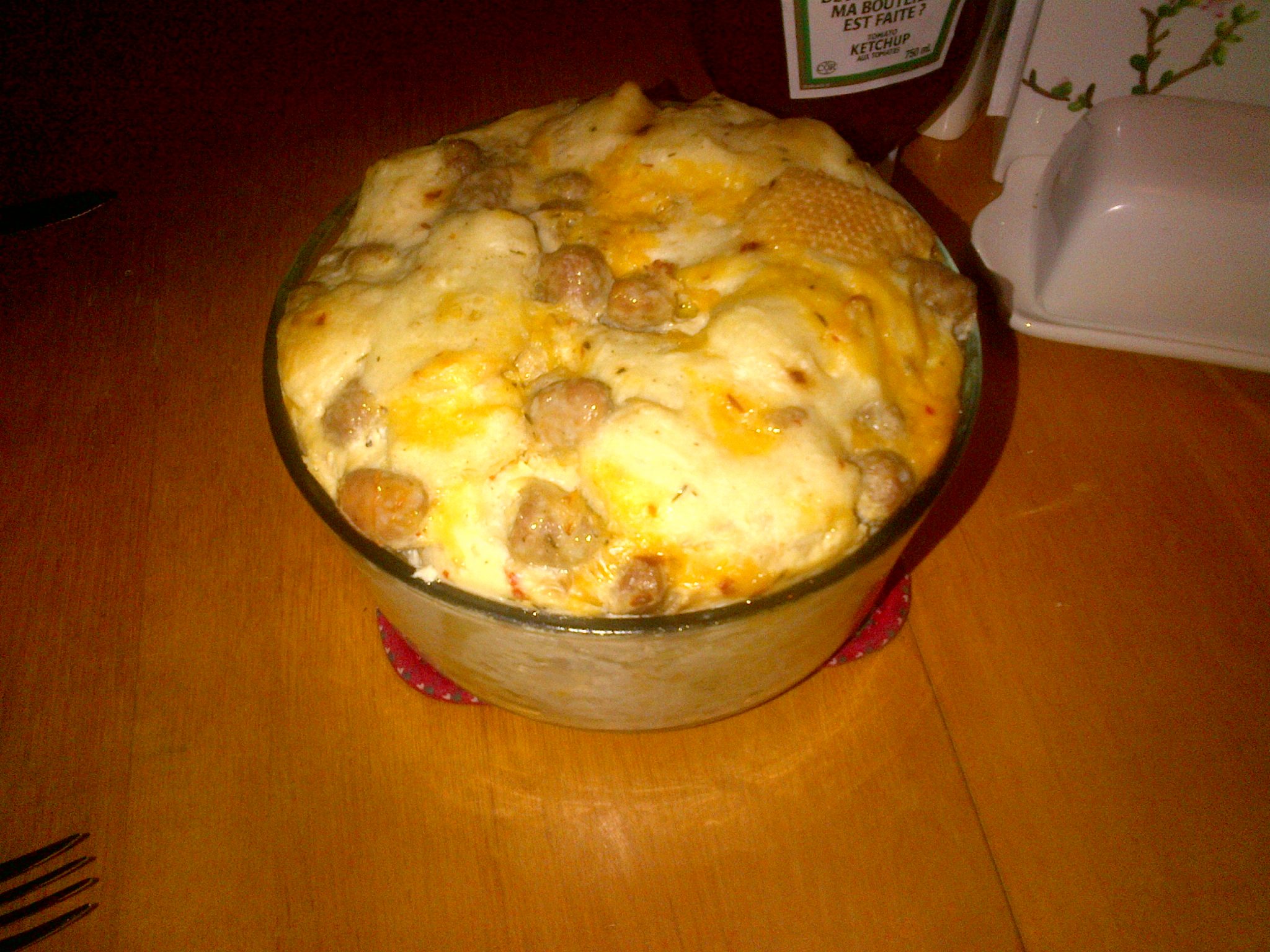 Great Crock Pot Challenge – Savory Sausage Bread Pudding