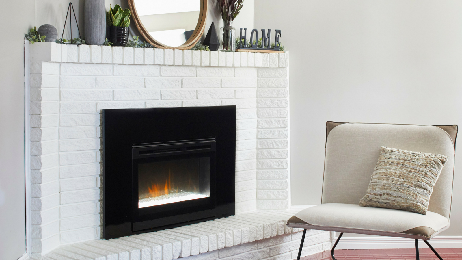 Our Gas to Electric Fireplace Remodel with Dimplex North America