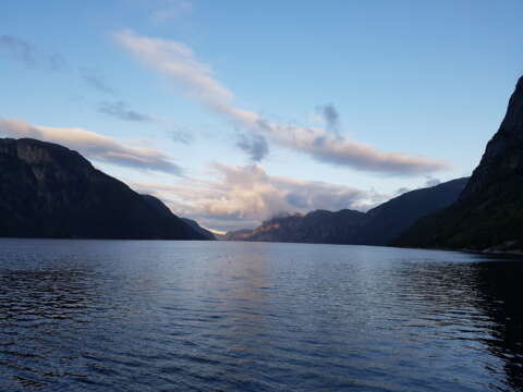 Ausblick auf den Fjord
