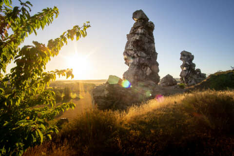 Sommerurlaub Ostdeutschland: Felsformation im Harz