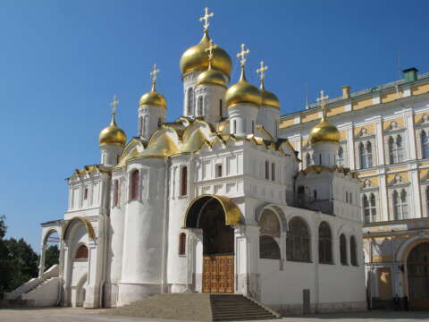 Moskau: Mariae-Verkndigungs-Kathedrale, Kreml