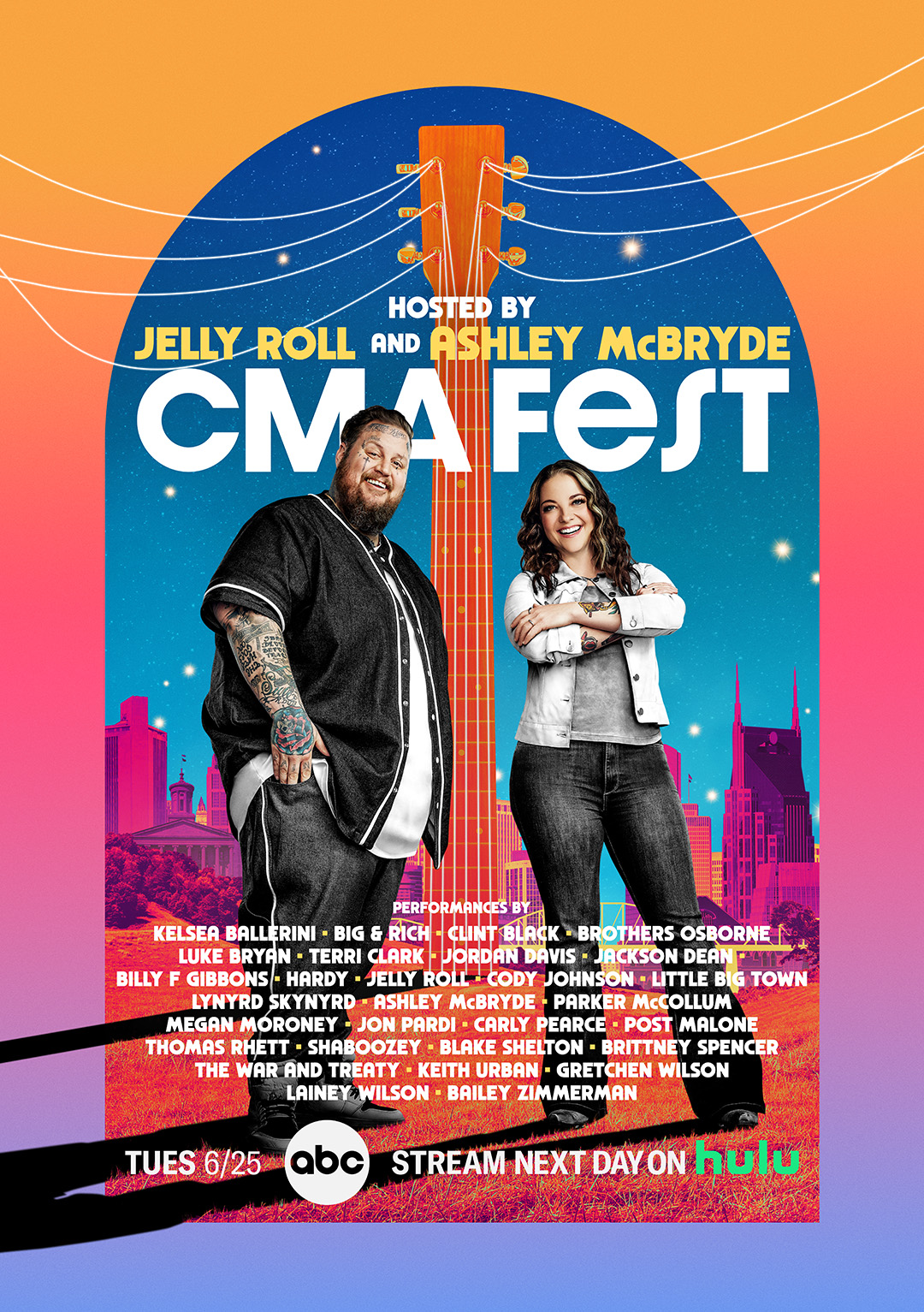 “CMA FEST” UNVEILS STAR-STUDDED PERFORMANCES FORTHREE-HOUR PRIMETIME CONCERT SPECIAL AIRING  TUESDAY, JUNE 25