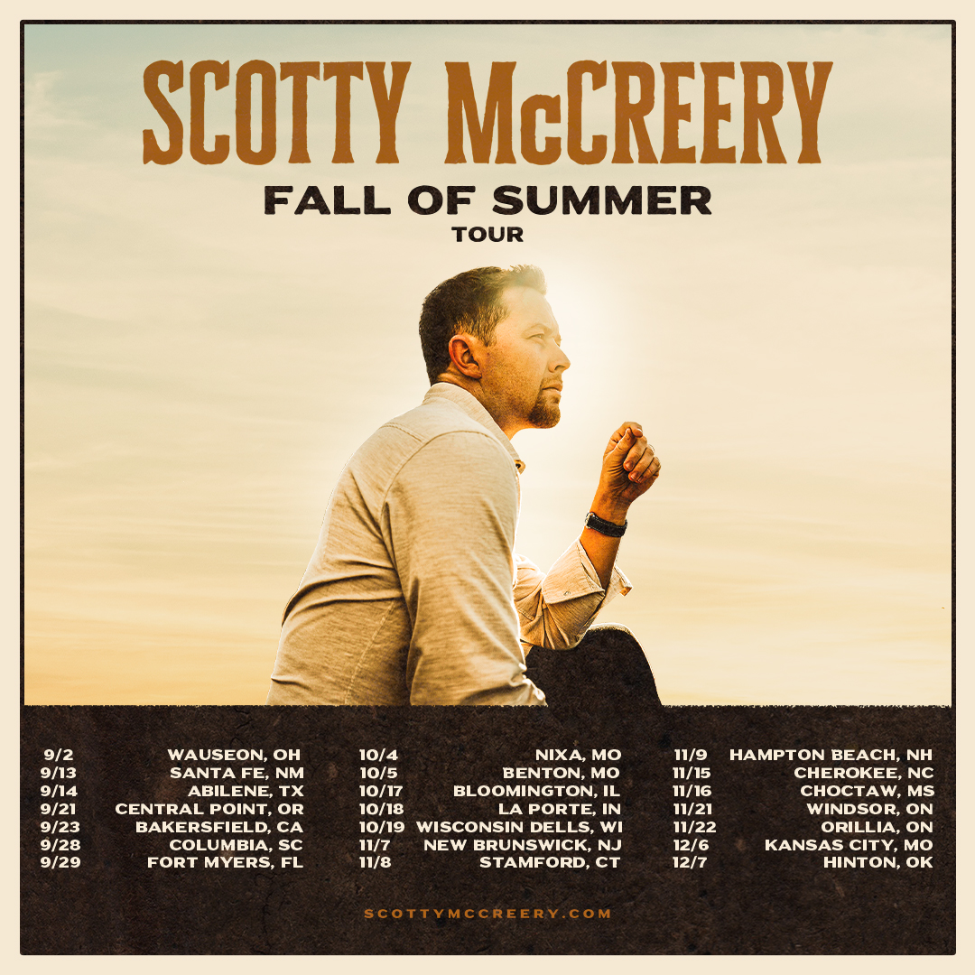 Scotty McCreery Announces Headlining ‘Fall of Summer Tour’