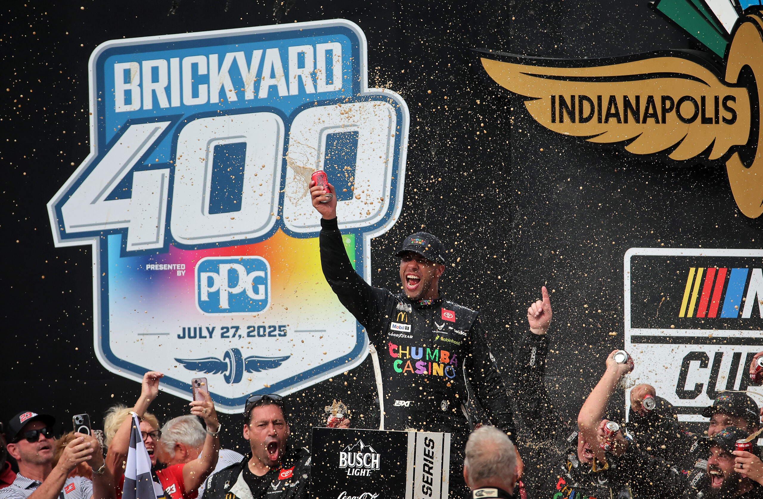 Bubba Wins at the Brickyard
